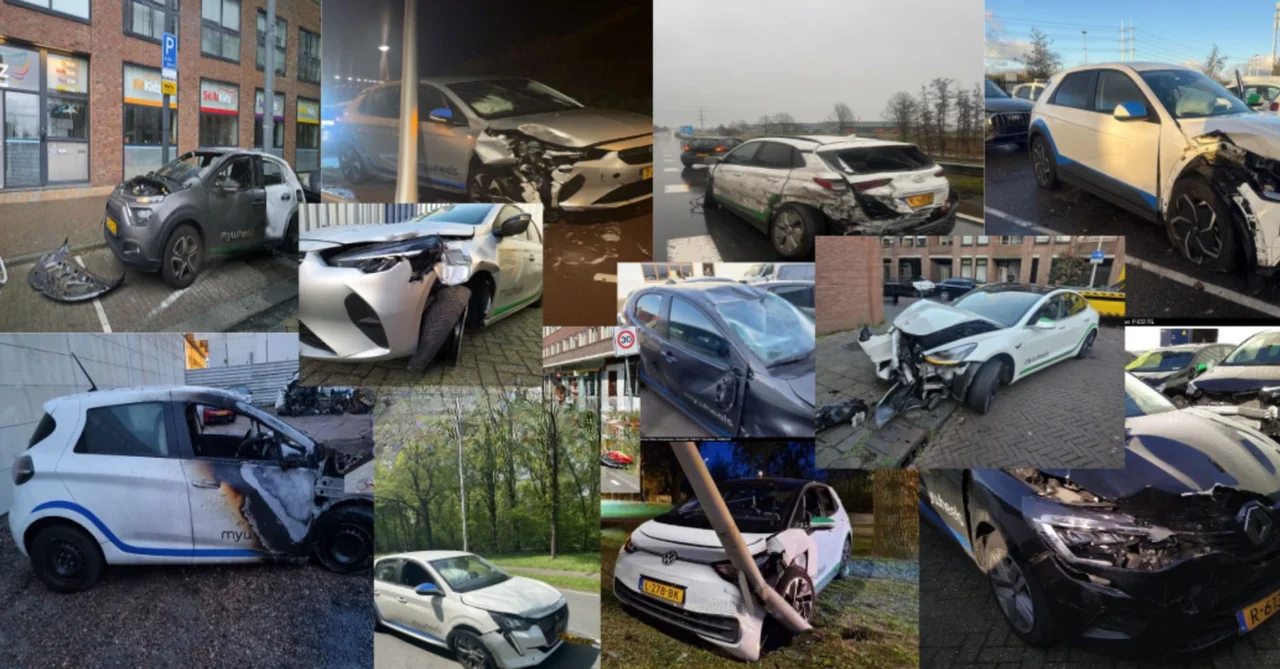 autoschade deelauto's MyWheels