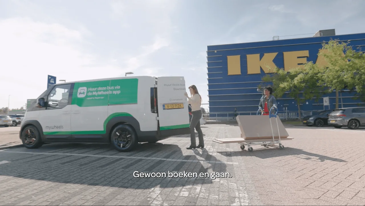 Video over nieuw Kia PV5 busje van MyWheels